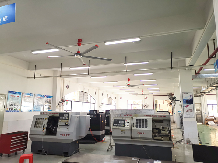 五金車間通風(fēng)降溫工程